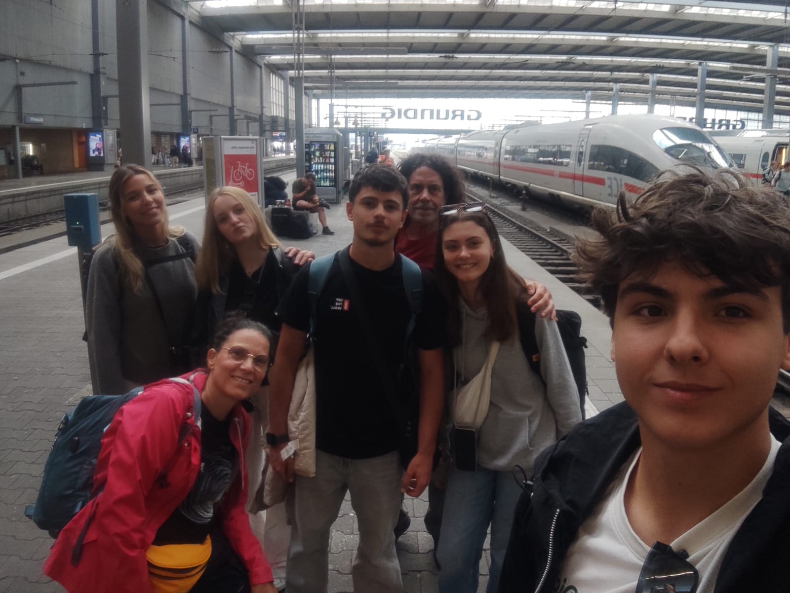 Train marathon, from Milan to Munich, July 27, 2025